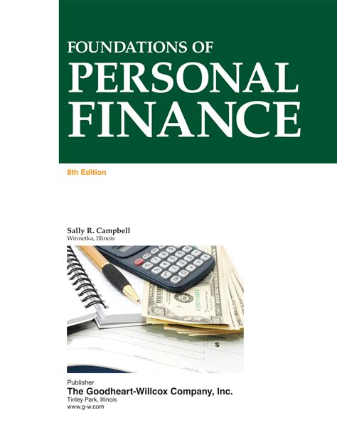 Foundations of Personal Finance, 8th Edition page 1
