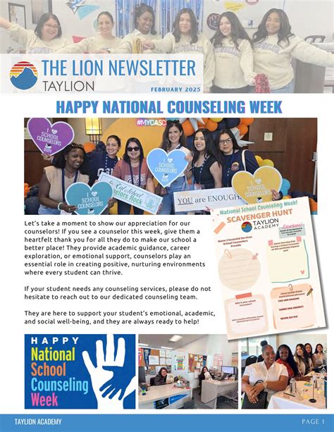 The Lion February Newsletter - Taylion High Desert Academy