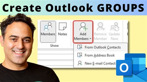 Outlook Groups Tutorial 的图像结果