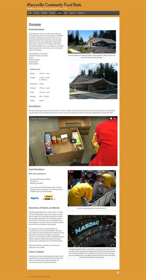 Marysville Community Food Bank on Behance