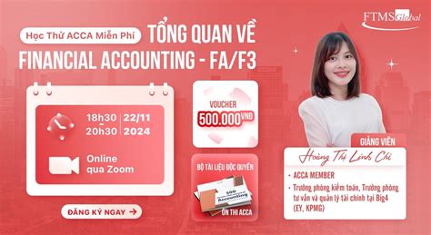 [HỌC THỬ ACCA MIỄN PHÍ] TỔNG QUAN VỀ FINANCIAL ACCOUNTING - MÔN FA/F3 ...
