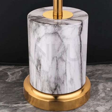ANKUR NERO GOLD WITH MARBLE TEXTURE TABLE LAMP BEDSIDE LAMP at the ...