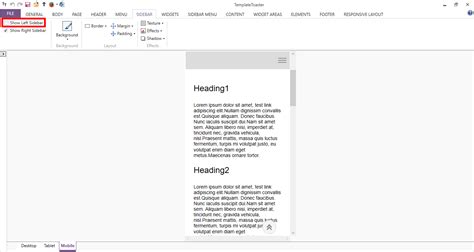 Image result for How to Remove App Sidebars