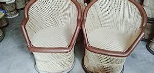 Handicraft Bamboo Mudha Large Chairs,Mudda with Table,King Size Indian ...