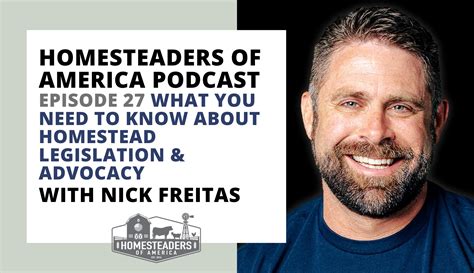 E27: What You Need to Know about Homestead Legislation & Advocacy ...