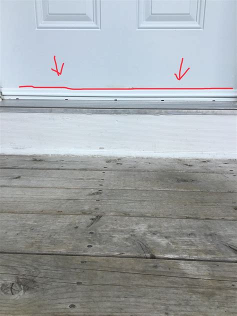 exterior door sweep question? | DIY Home Improvement Forum