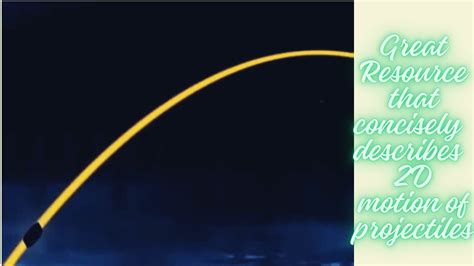 Image result for 2D Projectile Motion