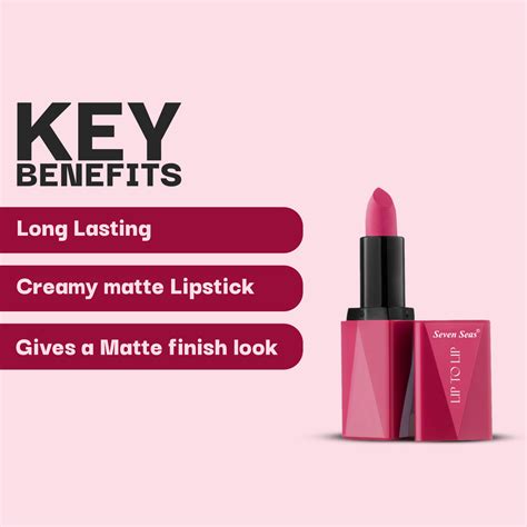 Lip To Lip Matte Lipstick – Seven Seas Cosmetics