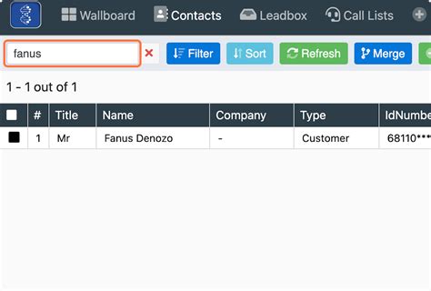 3. How To Initiate a New Ticket in Contacts from a Contact : Laminin