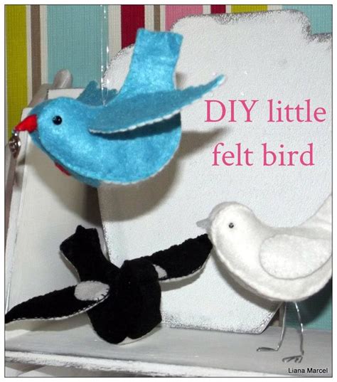 Felt Fabric Bird Tutorial 的图像结果