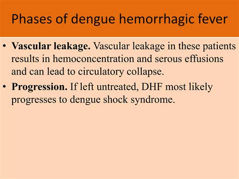 Dengue fever and dengue hemorrhagic fever | PPTX - treatment for dengue hemorrhagic fever