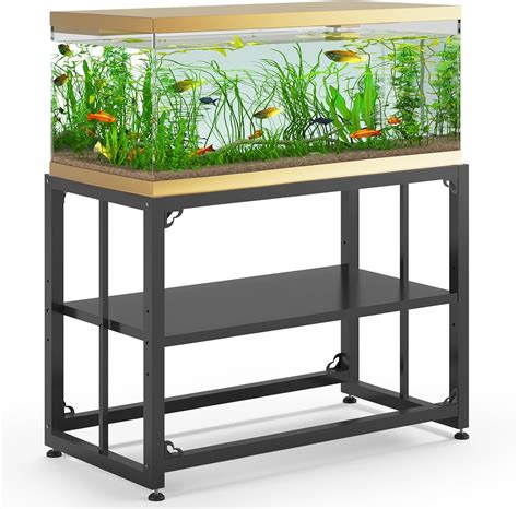 Amazon.com : TOCRETOARE Fish Tank Stand 40 Gallon, Metal Aquarium Stand ...