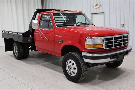 No Reserve: 30k-Mile 1997 Ford F-350 XLT Flatbed Dually Power Stroke 4x4 for sale on BaT ...