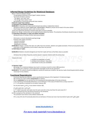Module 1 - Lecture notes Principles of database design - KTU - Studocu