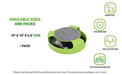 Buy RvPaws- Catch The Mouse Cat Scratcher Interactive Toy with a ...