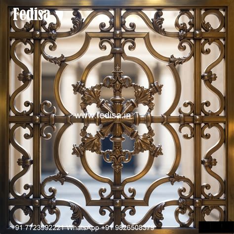 Cnc Window Grill Design For Modern Homes Grill Compound Wall - Fedisa