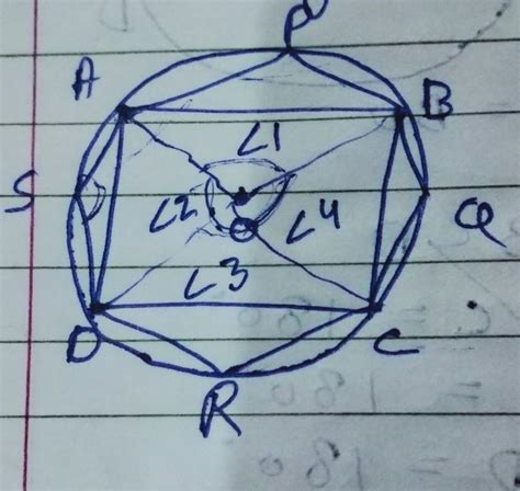 Prove that sum of angles in the four segments of a circle is exterior ...