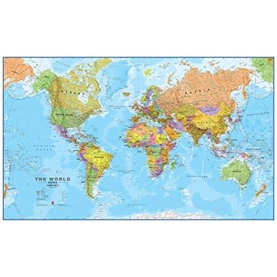 Maps International Giant World Map – Mega-Map Of India | Ubuy