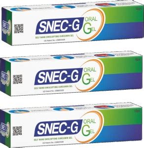 Snec ORAL GEL New Mouth Ulcer & relief from severe pain with Curcumin ...