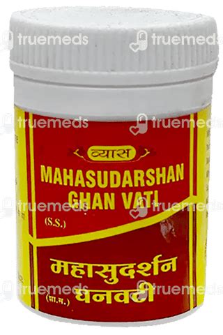 Vyas Mahasudarshan Ghan Vati Tablet 40 - Uses, Side Effects, Dosage ...
