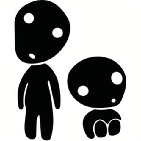 Princess Mononoke Tree Spirits Car Window Vinyl | Ubuy India