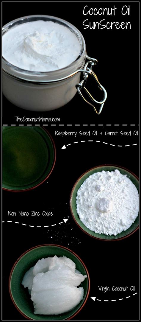 Diy coconut oil sunscreen – Artofit