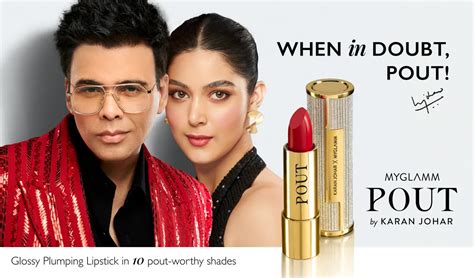 MyGlamm POUT Collection: Filmmaker Karan Johar Forays into Beauty in ...