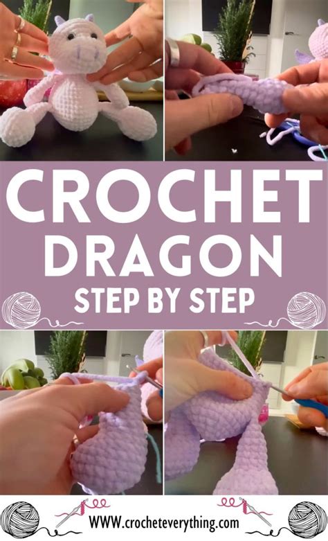 Crochet Dragon Tutorial 的图像结果