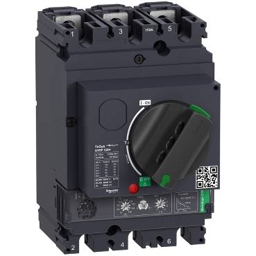 GV5P150H - Motor circuit breaker, TeSys GV5, 3P, 150A, Icu 70kA ...