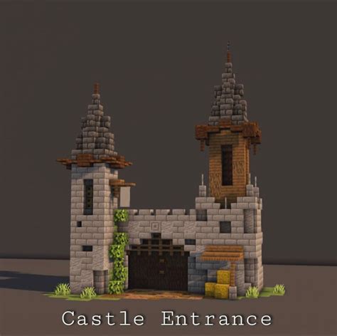 Minecraft Castle Entrance