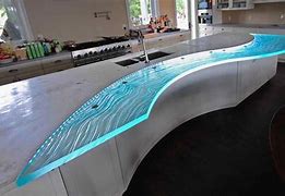 Image result for Glass Resin Countertops