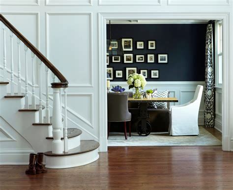 Interiors Painted in Benjamin Moore Deep Royal Blue