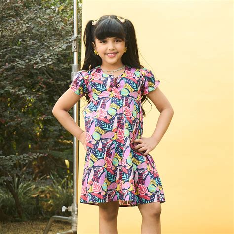 Travel Inspired Cotton Girls Dress | Designer Cotton Clothes for Girls ...
