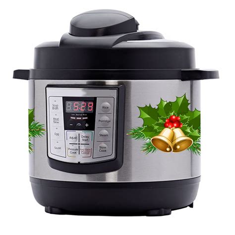 Bells and Bows Slow Cooker Decal