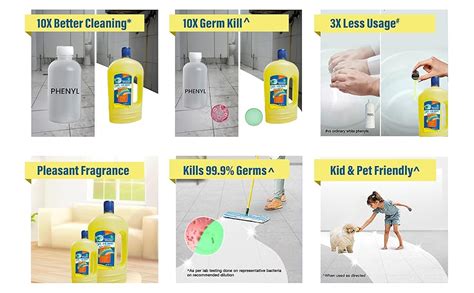 DR. HOME Disinfectant Surface & Floor Cleaner Liquid - Lemon Fragrance ...