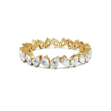 Buy Pear Lab Grown Diamond Band Online At Emori