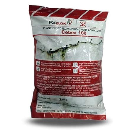 FOSROC Plastic CEBEX 100_Pack of 4(0.225kg) : Amazon.in: Industrial ...