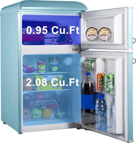 Galanz Retro Compact Refrigerator with Freezer, Mini India | Ubuy