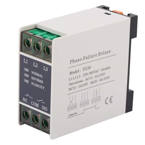 Buy Phase Sequence Relay, TG30 220-380VAC 3-Phase Phase Sequence ...