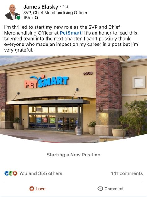 Local angle alert…PetSmart’s new SVP and Chief Merchandising Officer is ...