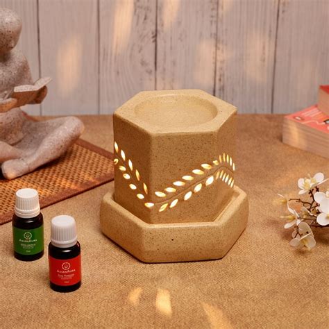 Hexagon Shape Electric Diffuser - Brown – Asian Aura