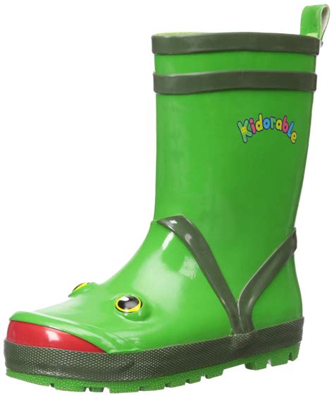 Buy Kidorable Boys' Frog Rain Boots 1 Little Kids at Amazon.in