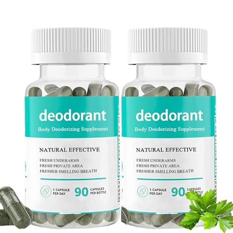 Amazon.com : Body Deodorizing Supplement, 2 Pack Full Body Deodorant ...