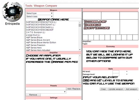 Weapon Comparisons 的图像结果