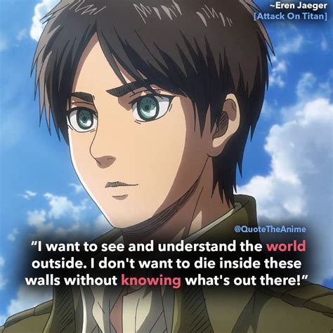 Eren Yeager Quotes Season 1