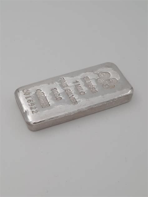 1 KILO PAMP SUISSE FINE SILVER 999.0 BULLION CAST BAR - Ezigold