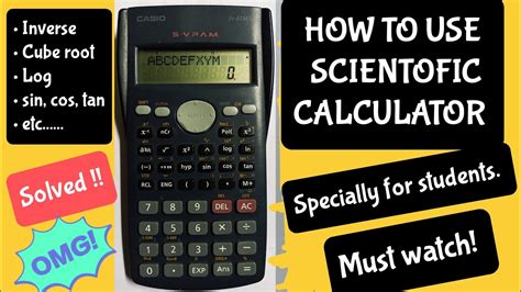 Utube Video Using Scientific Calculator 的图像结果