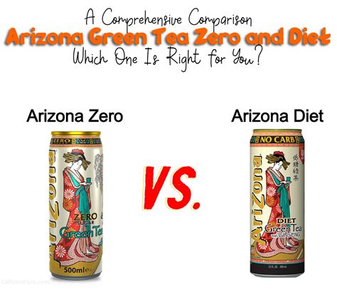 Arizona Green Tea Zero vs Diet: A Comprehensive Comparison