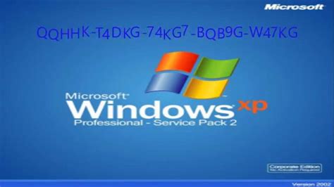 Image result for Windows XP Product Key SP2