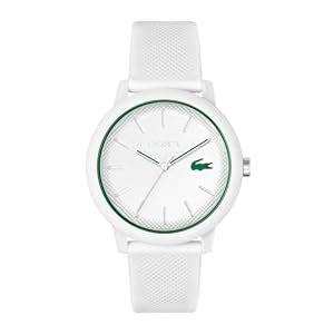 Lacoste Lacoste.12.12 Qtz Basic White Round Dial Men's Watch|White ...